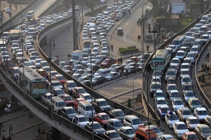 تعرف على حالة المرور بمحاور وميادين القاهرة والجيزة