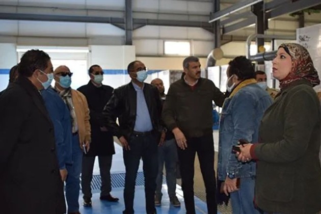 مسئولو الإسكان يتفقدون مجمع محطات تحلية المياه بالعين السخنة