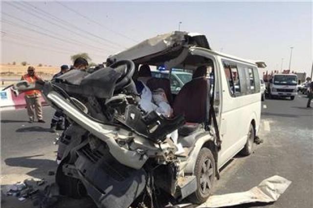 دفن ضحايا حادث العياط المروع