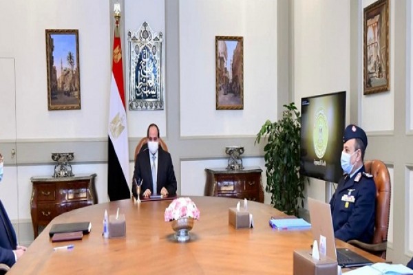السيسي يتابع موقف تنفيذ المشروع القومى للإنتاج الزراعى مستقبل مصر