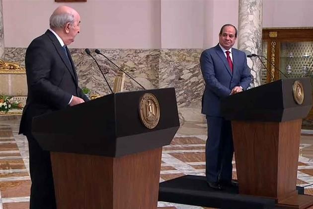 شاهد .. السيسي: اتفقت مع الرئيس تبون على أهمية التوصل لاتفاق حول سد النهضة