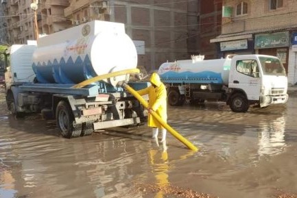شاهد.. مياه الشرب تكشف خطتها للتعامل مع مياه الأمطار