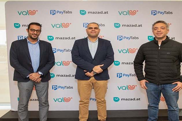 valU and PayTabs Egypt partner with Mazadat