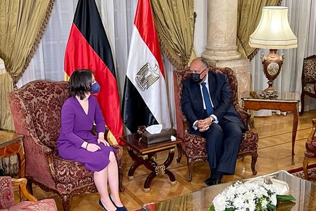 سامح شكري يكشف أهمية زيارة وزيرة الخارجية الألمانية لمصر في الوقت الحالي