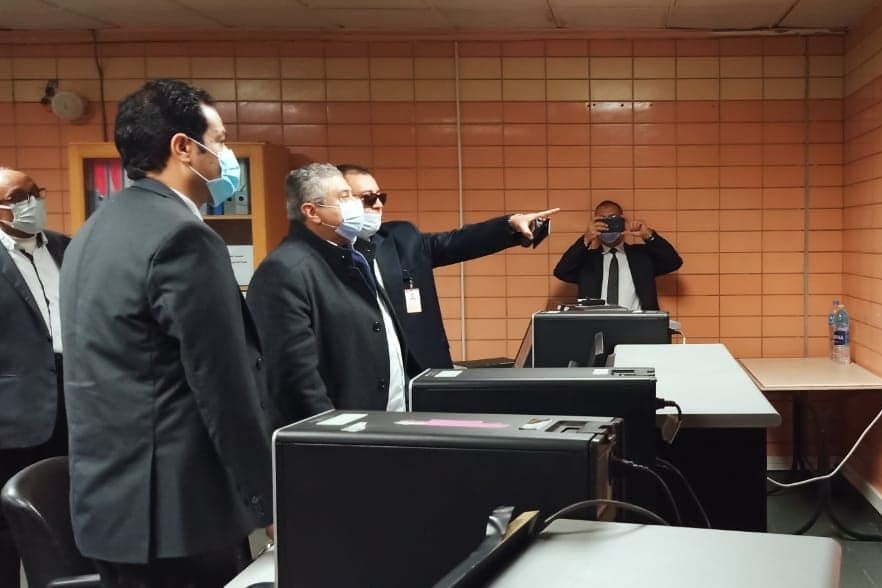  اللجنة العليا للتفتيش الأمنى والبيئي تتفقد مطار أسوان