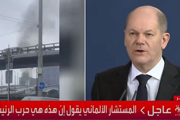 المستشار الألماني: القادة الروس سيدفعون ثمانا باهظا وبوتين ارتكب خطأ فادحا