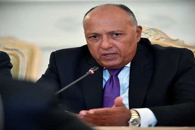 شكري يبحث مستجدات القضية الفلسطينية مع نائب رئيس الوزراء ووزير التنمية
