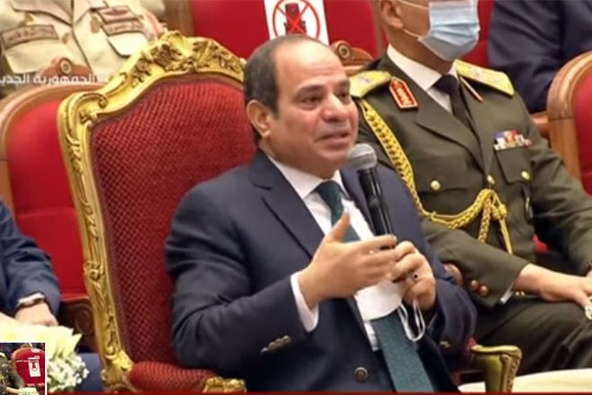 شاهد .. السيسي: أقل ثمن نقدمه للشهداء هو الحفاظ على ما ضحوا من أجله