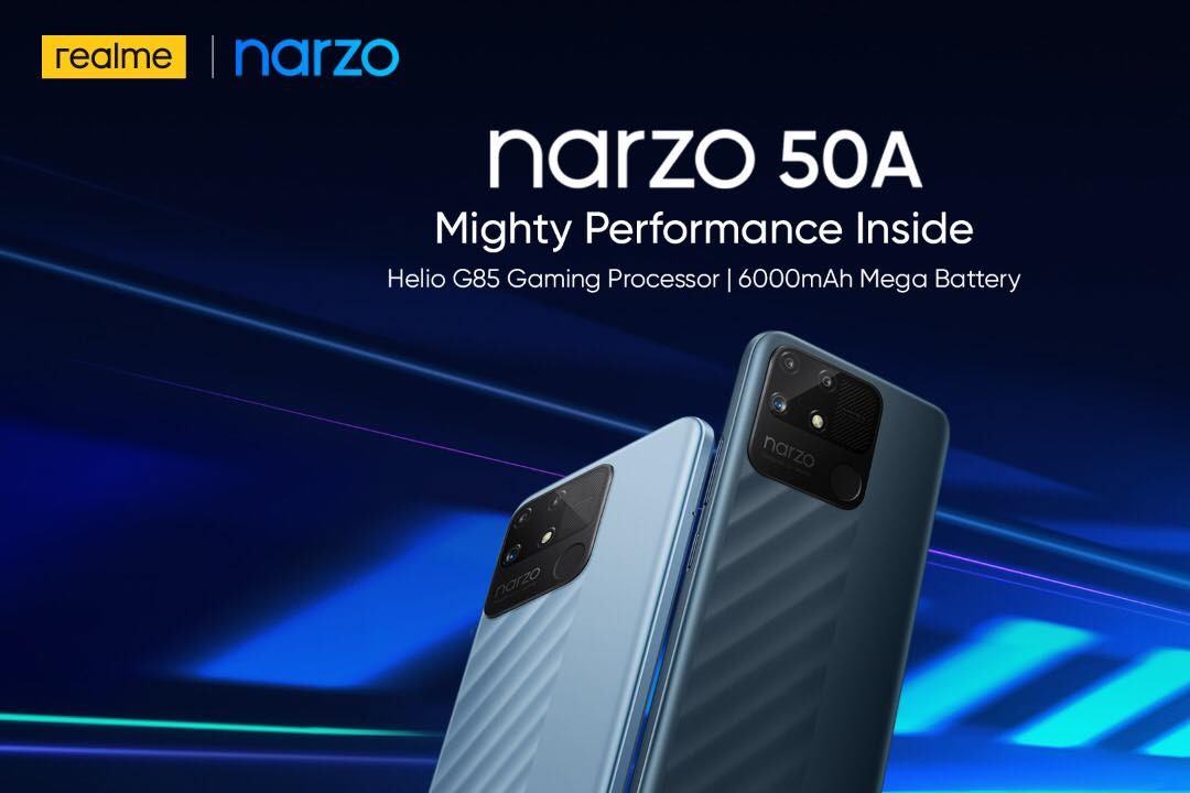 realme تُطلق هاتفي Narzo 50A و50i في السوق المصري قريبًا