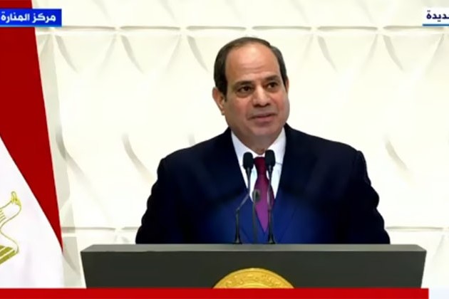 شاهد .. السيسى: مشروع زيادة تخزين القمح ساهم فى توفير 5.5 مليون طن دون فاقد