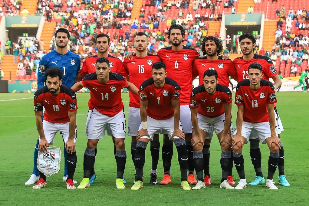 المنتخب المصري يرفع شعار