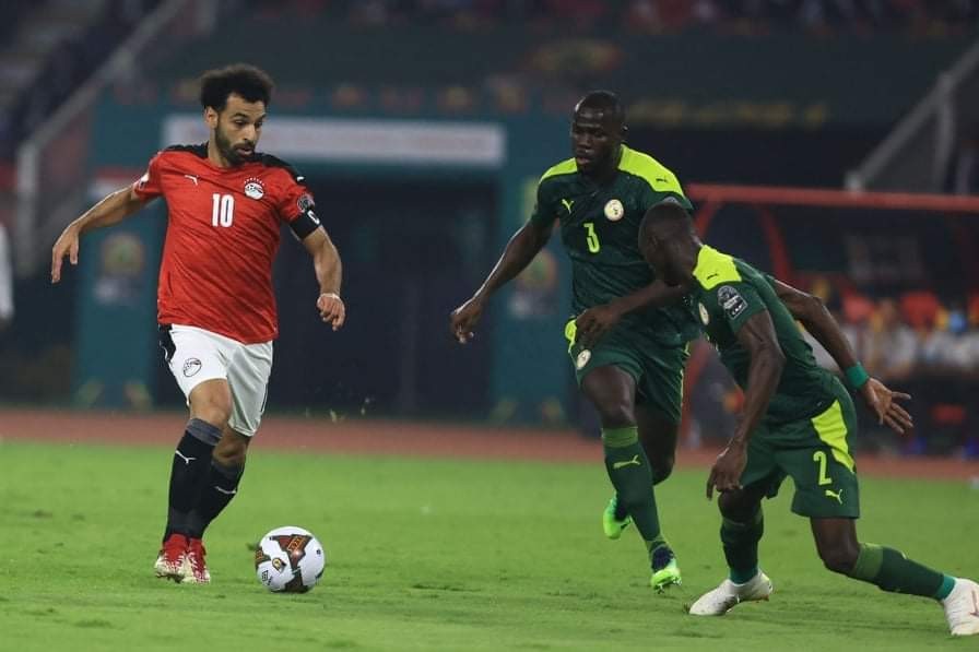 محمد صلاح يفتتح أهداف مصر في شباك السنغال