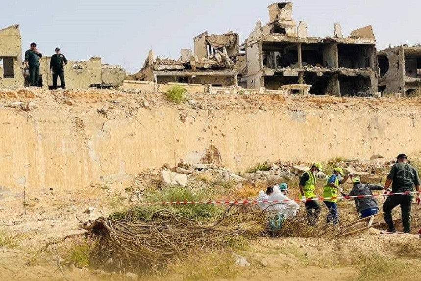 انتشال 11 جثة مجهولة الهوية في سرت بليبيا