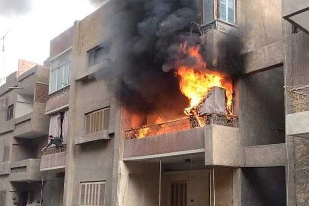 السيطرة على حريق شقة في إمبابة