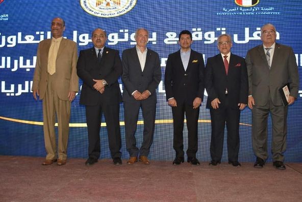 وزير الرياضة يشهد توقيع اللجنة الأولمبية بروتوكول تعاون مع اللجنة البارالمبية