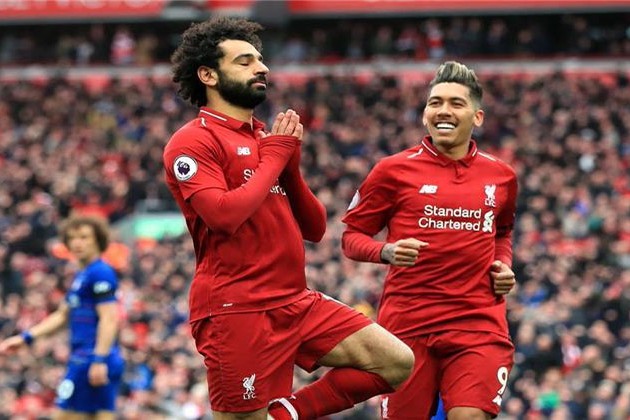 محمد صلاح حديث الصحف الإنجليزية عقب رباعية مانشستر يونايتد