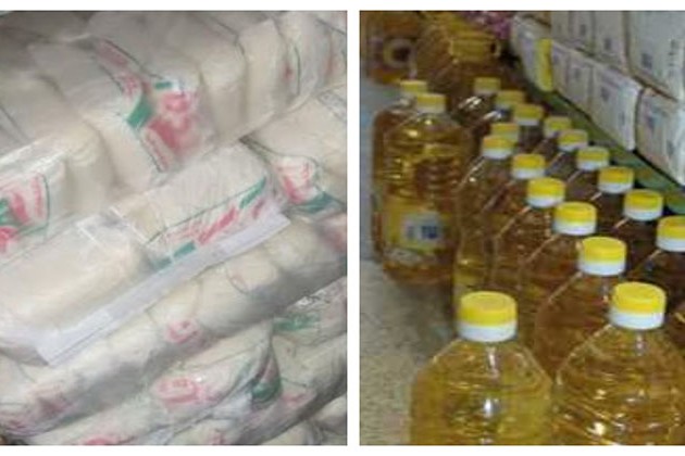 ضبط 6.4 طن أرز وسكر وزيت مجهول المصدر داخل مخزن بالقاهرة