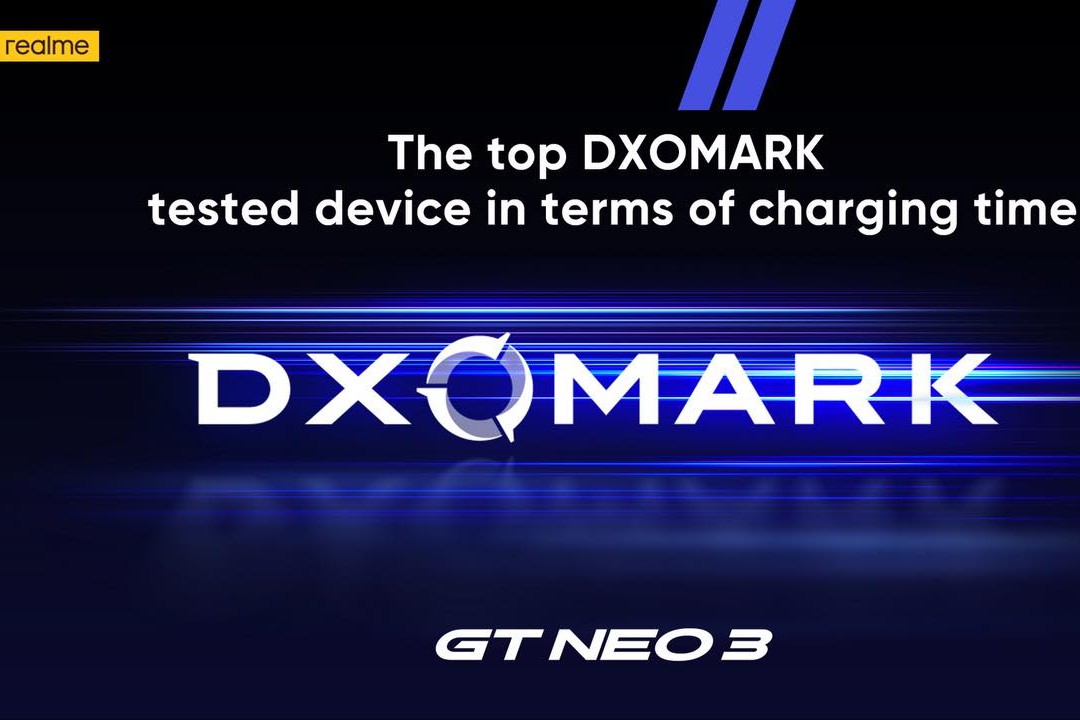 Creating a new record in DXOMARK Charging Test history, realme launches the GT Neo 3 in India today