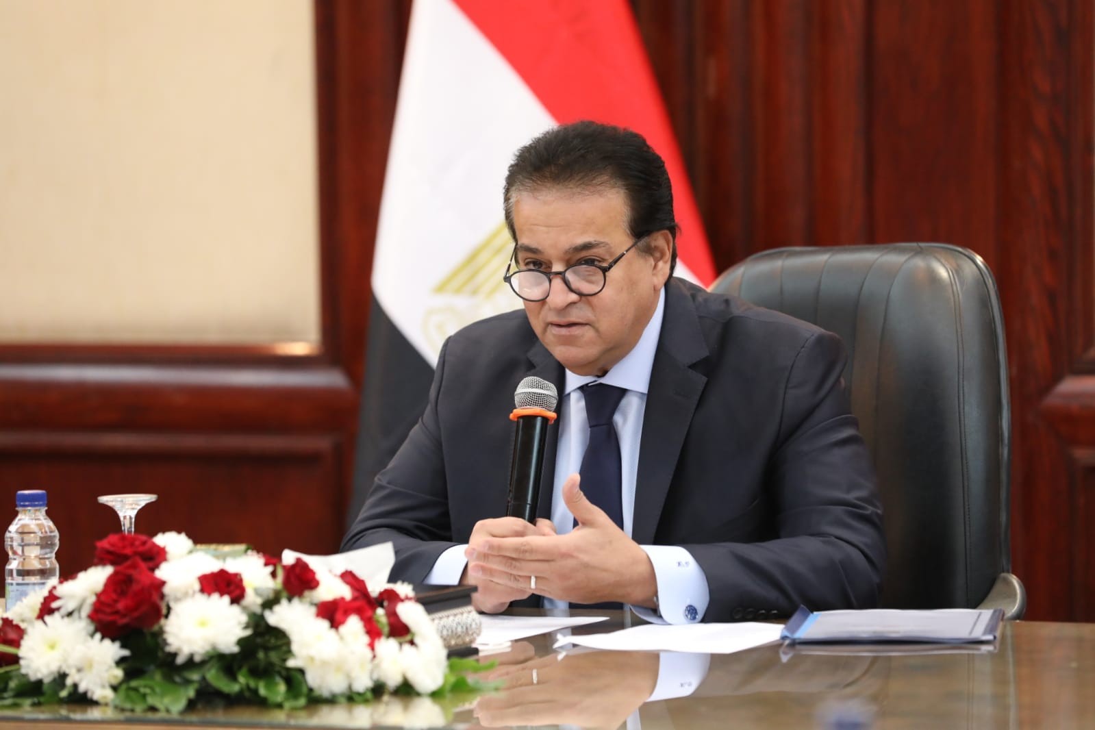 وزير التعليم العالي يرأس اجتماع الخبراء لتحضير مشاركة الوزارة في مؤتمر الأطراف لتغيرات المناخ