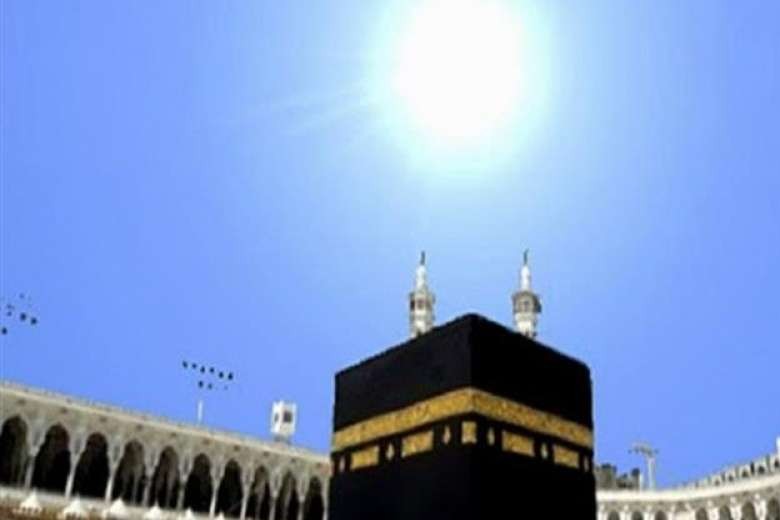 شاهد .. لحظة تعامد الشمس على الكعبة المشرفة ظهر اليوم