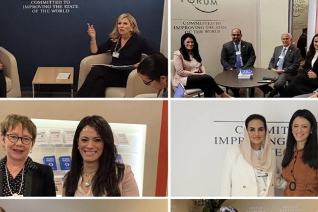 *Within H.E. Dr. Rania A. Al-Mashat’s Participation in the 2022 World Economic Forum Annual Meeting in Davos, Switzerland: Bilateral Meetings with the OECD Secretary General, President of Bezos Earth Fund.
