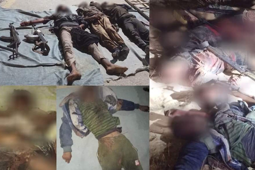 شاهد .. القوات المسلحة تقضى على 10 عناصر إرهابية شديدى الخطورة بشمال سيناء