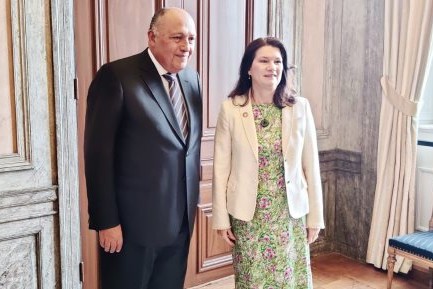 شكري يبحث مع وزيرة خارجية السويد القضايا محل الاهتمام المشترك