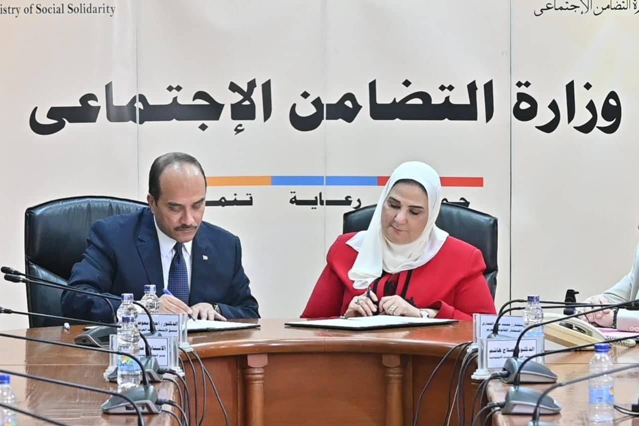 القباج ورئيس جامعة العريش يوقعان بروتوكول تعاون لإنشاء وحدة للتضامن الاجتماعي داخل الجامعة