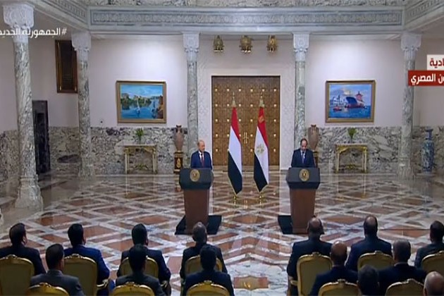 شاهد .. السيسي: مصر استجابت لتسيير الرحلات بين مطارى القاهرة وصنعاء