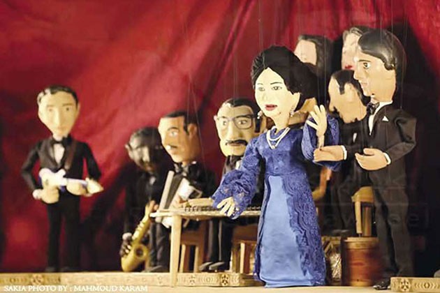 عبد الحليم حافظ وشادية على مسرح الساقية للعرائس
