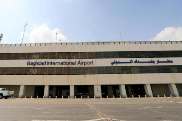 مطار بغداد الدولي يُعلق رحلاته بسبب العاصفة الترابية