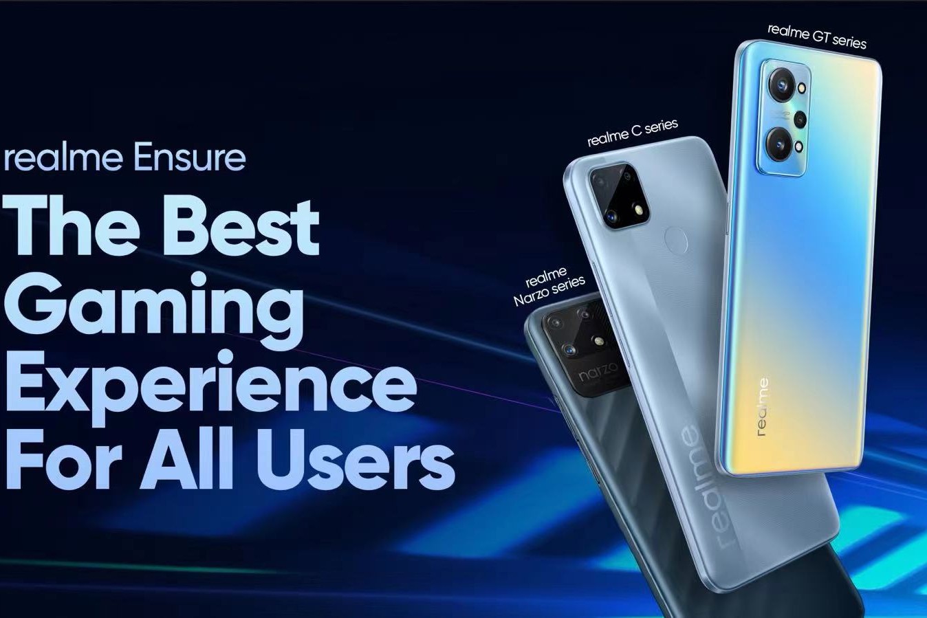 realme تضع معاييرًا غير مسبوقة لسوق الألعاب بإطلاقها لسلسلتي هواتف Narzo وGT
