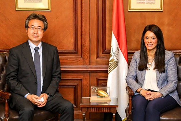 المشاط تناقش مع نائب رئيس الوكالة اليابانية للتعاون الدولي محاور العمل المشترك في المجال المناخي