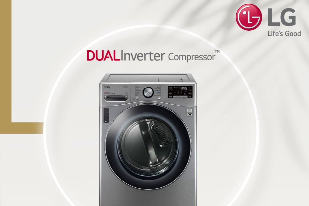LG Egypt launched its all-new premium DUAL Inverter Heat Pump Dryer in home appliances