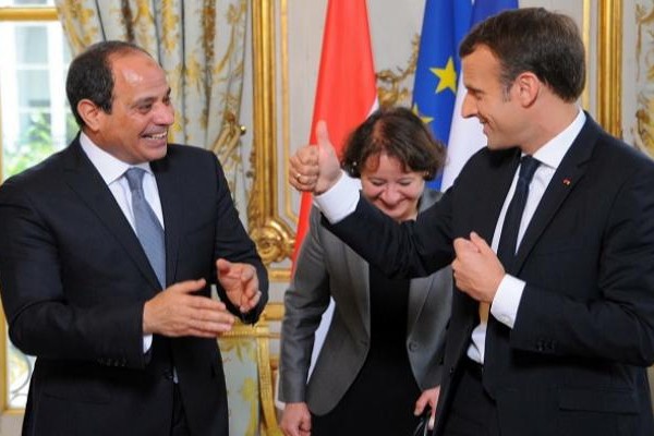 اليوم.. جلسة مباحثات بين السيسي وماكرون في فرنسا