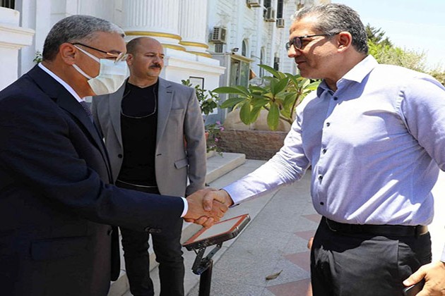 وزير السياحة ومحافظ المنيا يفتتحان أعمال تطوير مسار العائلة المقدسة