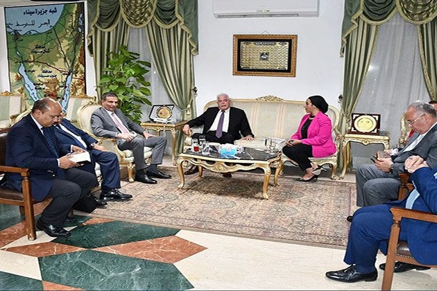 رئيس البنك الزراعي المصري يبحث مع محافظ جنوب سيناء تعزيز جهود التنمية في المحافظة
