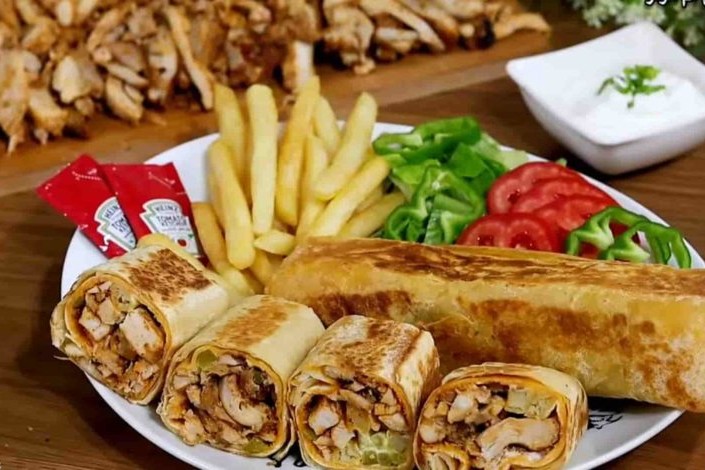 احلى طعم شاورما الفراخ بهذه الطريقة