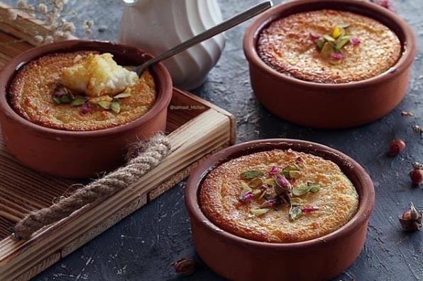 قوالب البسبوسة بدون بيض بطريقة جديدة ومميزة