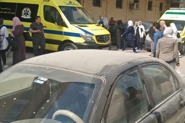 حريق داخل العناية المركزة بمستشفى كفر الشيخ العام