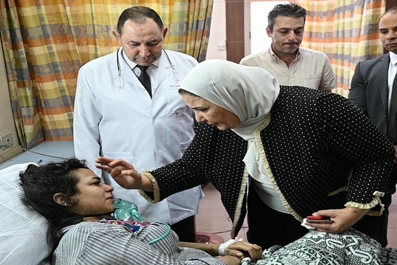 التضامن: صرف 50 ألف جنيه إعانة لأسرة المتوفى بحريق كنيسة أبوسفين