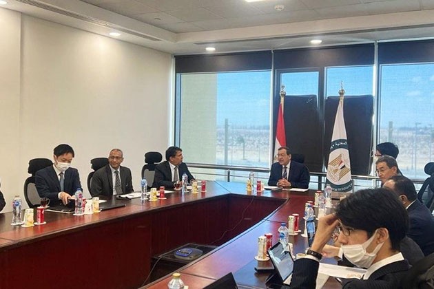 وزير البترول يبحث مع وفد تويوتا اليابانية الدراسة المبدئية لإنتاج الامونيا الزرقاء