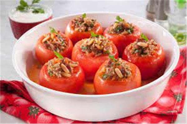 محشي الطماطم بطريقة سهلة ومبتكرة