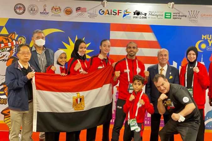 ثلاثي مصري بنهائي بطولة العالم للمواى تاى فى كوالالمبور