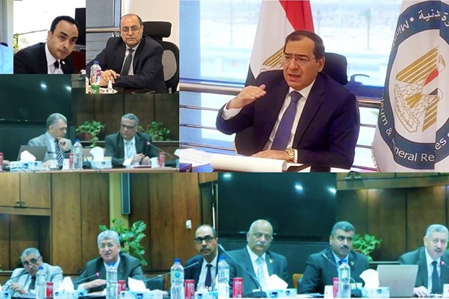 اجتماع اللجنة العليا للمشروعات البترولية لمتابعة تنفيذ المشروعات الجديدة