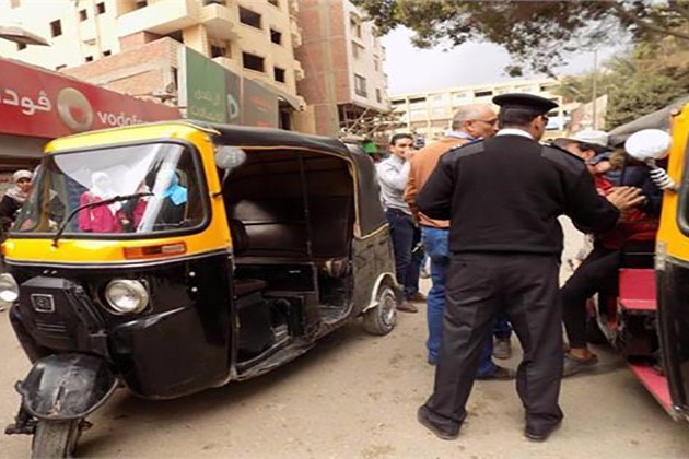 حظر سير التوك توك بشوارع مصر القديمة