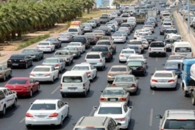 كثافات مرورية متوسطة بشوارع وميادين القاهرة والجيزة