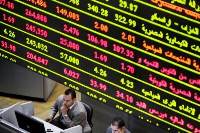 تراجع جماعى لمؤشرات البورصة .. و