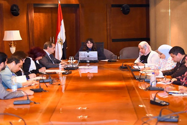 وزيرة الهجرة تلتقي أبناء الجالية المصرية بالسعودية
