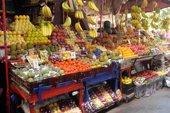 أسعار الفاكهة في سوق العبور